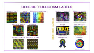 Generic Hologram Labels